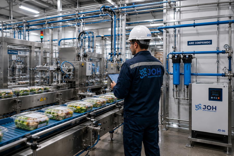 mantenimiento de compresores industriales y sistemas de aire comprimido