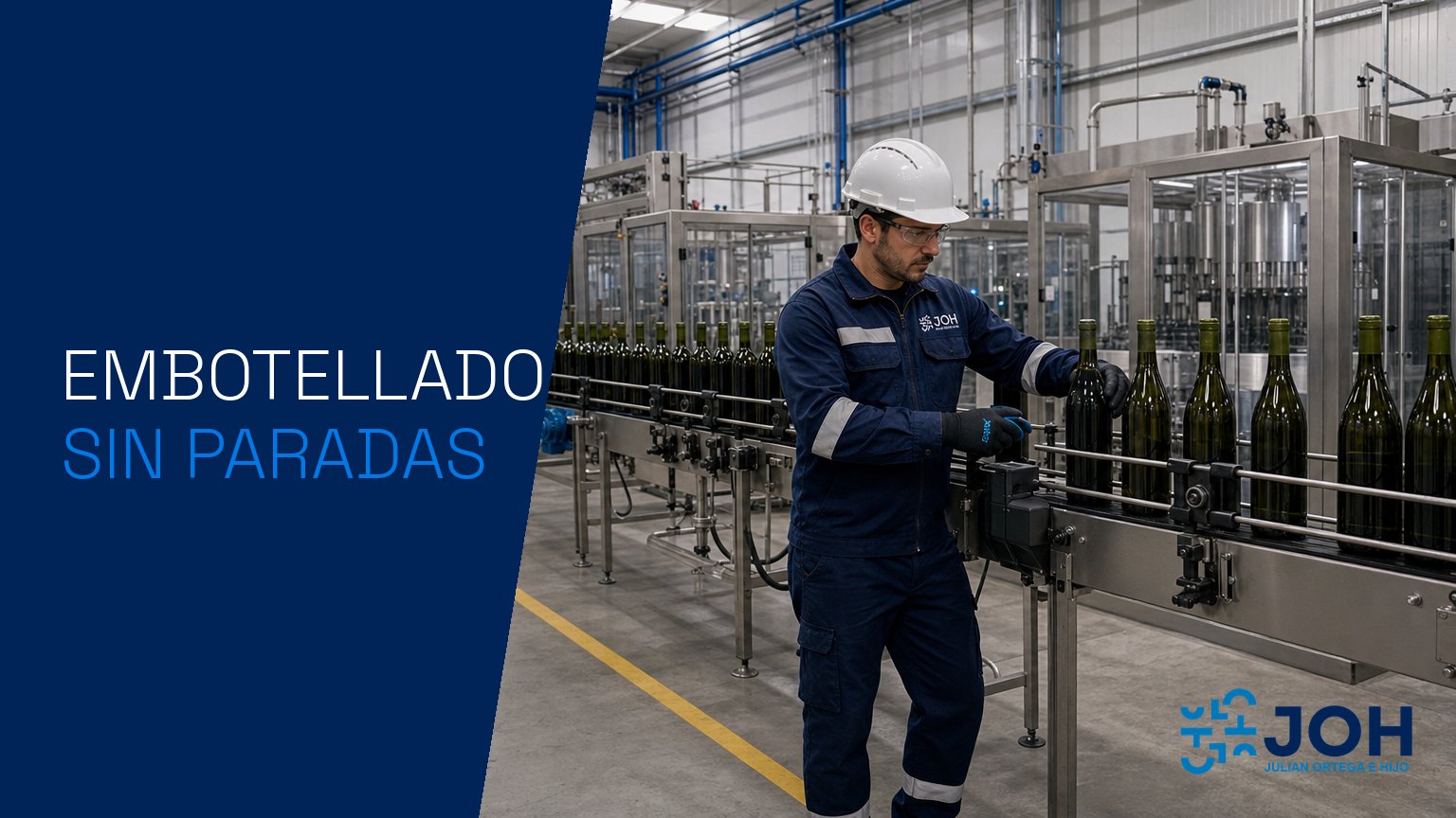 Soluciones integrales de embotellado para bodegas y líneas de producción